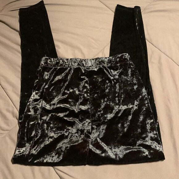 Kendall & Kylie blue velvet leggings - Picture 4 of 5